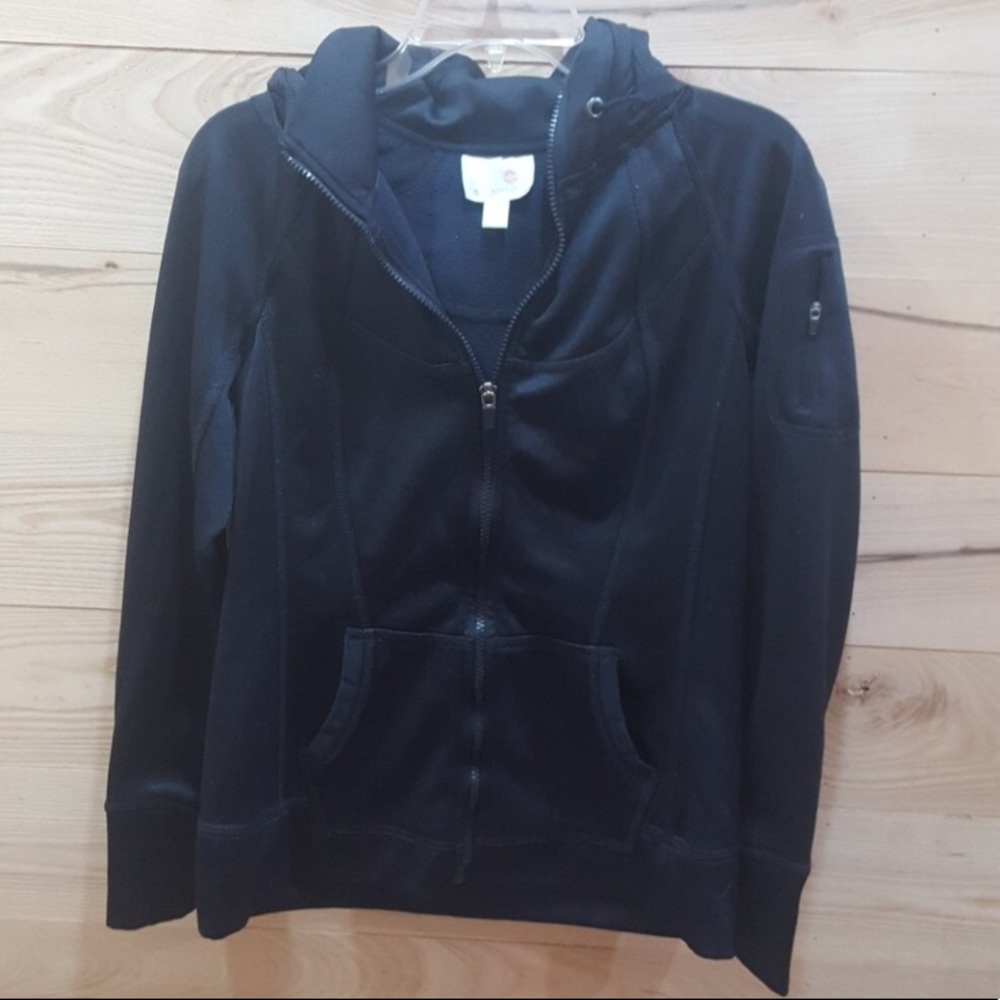 Tangerine Zip Front Jacket